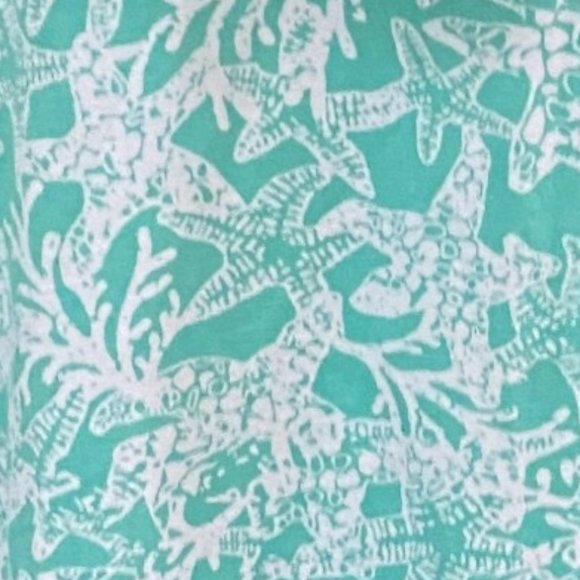 Quacker Factory Coastal Beach Starfish Rhinestone Zip Coverup Lounge Hoodie-2X - Picture 14 of 16